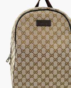 Gucci GG Supreme Beige Canvas -reppu