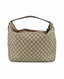 Gucci GG Supreme Monogram Large Linea A Hobo Light Brown