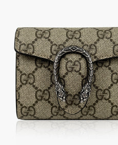 Gucci GG Supreme Monogram Dionysus Canvas -lompakko