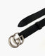 Gucci GG Silver Marmont Belt Black 85