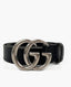 Gucci GG Silver Marmont Belt Black 85