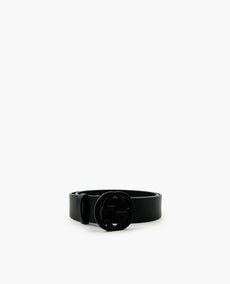 Gucci Interlocking GG 85 Belt Musta