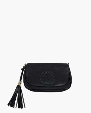 Gucci Soho Long Flap musta laukku