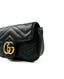 Gucci Black GG Marmont Matelassé nahkainen superminilaukku