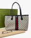 Gucci Ophidia GG Medium Tote Bag Blue