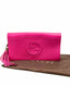 Gucci Pink Leather Soho Clutch