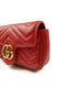 Gucci Red GG Marmont Matelassé Leather Super Mini Bag