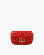 Gucci Red GG Marmont Matelassé Leather Super Mini Bag