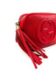 Gucci Soho Leather Disco Bag Red