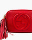 Gucci Soho Leather Disco Bag Red