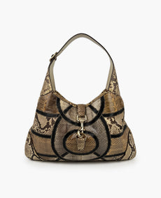 Gucci Jackie 1961 Python-olkalaukku