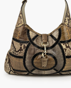 Gucci Jackie 1961 Python-olkalaukku