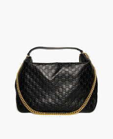 Gucci Signature Large Hobo Bag musta