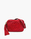 Gucci Soho Leather Disco Bag Red