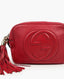 Gucci Soho Leather Disco Bag Red