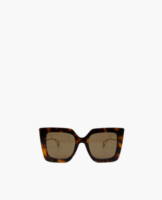 Gucci Havana Tortoise Square -aurinkolasit 