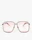 Gucci Pink Square Sunglasses