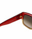 Gucci Red Glitter GG Sunglasses