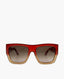 Gucci Red Glitter GG Sunglasses