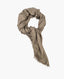 Gucci Logo Print Taupe Scarf