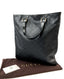 Gucci GG Logo Portfolio Tote Bag in Black Guccissima Leather