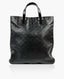 Gucci GG Logo Portfolio Tote Bag in Black Guccissima Leather