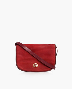 Gucci Vintage Red Interlocking GG olkalaukku