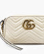 Gucci GG Marmont Small Matelassé White Shoulder Bag