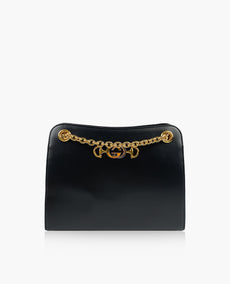 Gucci Zumi Smooth Small Black Chain Bag