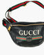 Gucci Black Print Pebbled Leather Small Belt Bag