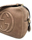 Gucci Brown Suede Leather Soho Disco Small Shoulder Bag