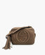 Gucci Brown Suede Leather Soho Disco Small Shoulder Bag