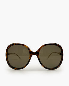 Gucci Oversized Butterfly Brown Sunglasses