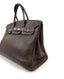 Hermès Birkin 35 Chocolate Clemence Palladium