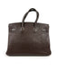 Hermès Birkin 35 Chocolate Clemence Palladium