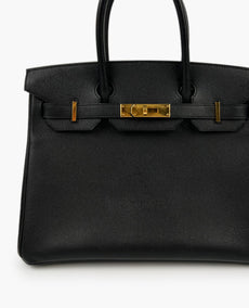 Hermès Birkin 30 Black Epsom GHW