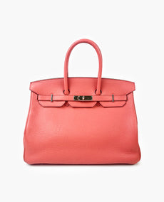 Hermès Birkin 35 Rose Jaipur Togo PHW