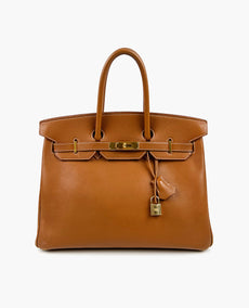 Hermès Birkin 35 Golden Chevre GHW 