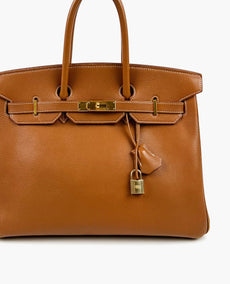 Hermès Birkin 35 Golden Chevre GHW 