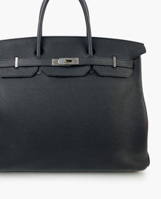 Hermès Birkin 40 Charcoal Black Togo PHW