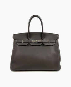 Hermès Birkin 35 Marron Clemence Palladium