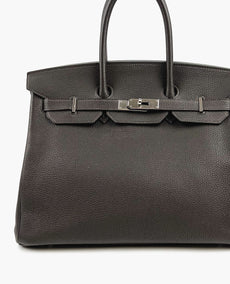 Hermès Birkin 35 Marron Clemence Palladium