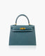 Hermès Kelly Sellier 25 Vert Cypres Epsom GHW