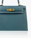 Hermès Kelly Sellier 25 Vert Cypres Epsom GHW