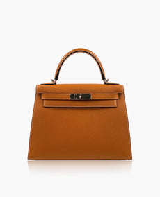 Hermès Kelly 28 Sellier Fauve PHW