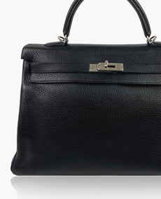 Hermès Kelly 35 Black Togo PHW