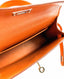 Hermès Mini Kelly 20 Orange/Gold Chevre Palladium Hardware