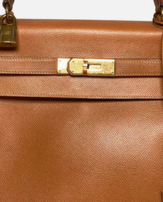 Hermes Kelly 32 Epsom Gold GHW