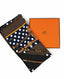 Hermès Silk Brown Navy Scarf