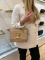 Louis Vuitton Twist MM Camel / Black Epi Leather GHW